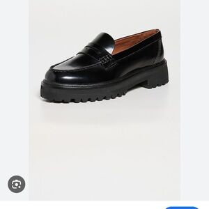 Black Leather Loafers